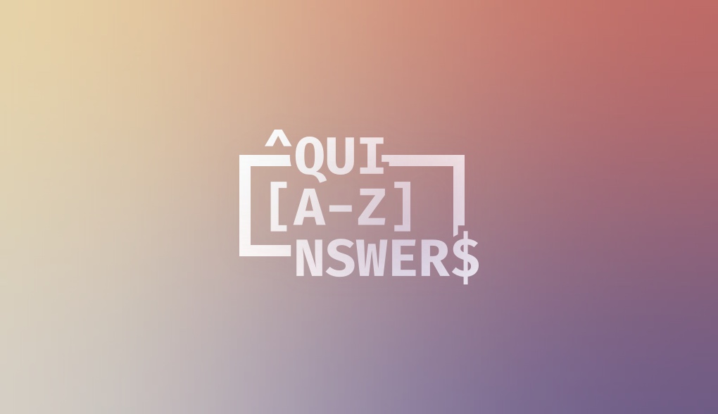 我的 Regex quiz 答案
